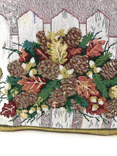 Load image into Gallery viewer, DaDa Bedding Set of 2-Pieces Festive Holiday Fiesta Floral Botanical Tapestry Throw Pillow Covers w/ Inserts - 18" x 18"