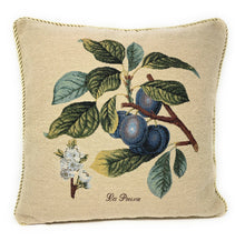 Load image into Gallery viewer, DaDa Bedding Set of 2-Pieces Sugar Plum Fruits Garden Tapestry Throw Pillow Covers w/ Inserts, 18" x 18"