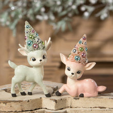 Load image into Gallery viewer, Pink Reindeer with Tree by Bethany Lowe Designs