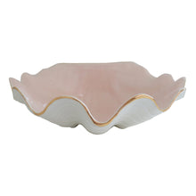 Load image into Gallery viewer, Clam Shell Bowl with 22K Gold Accent