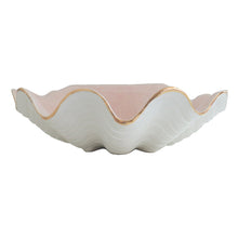 Load image into Gallery viewer, Clam Shell Bowl with 22K Gold Accent