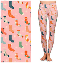 Load image into Gallery viewer, "Yuletide Yarn" Buttery Soft Leggings by Lipstick &amp; Chrome