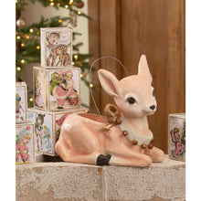 Load image into Gallery viewer, Pinky Reindeer Bucket by Bethany Lowe Designs