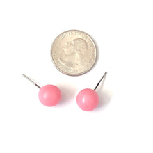 Load image into Gallery viewer, Cotton Candy Pink Ball Stud Earrings