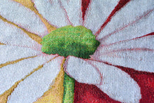 Load image into Gallery viewer, Tache Daisy Loves Me Not Floral Red &amp; Yellow Tapestry Placemat Set (9046)