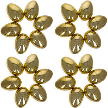Load image into Gallery viewer, Set of 48 Plastic Eggs: 47 Metallic Gold and 1 Surprise White Egg