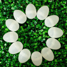 Load image into Gallery viewer, Set of 24 White Plastic Easter Eggs 2.25 Inches