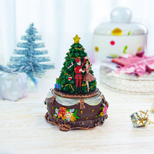 Load image into Gallery viewer, Nutcracker and Ballerina Wind-Up Christmas Musical Figurine