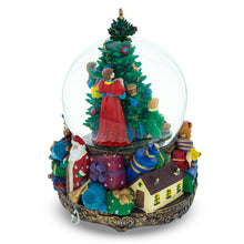 Load image into Gallery viewer, Children Decorating Tree LED Musical Water Snow Globe