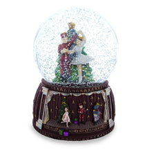 Load image into Gallery viewer, Dancing Nutcracker and Ballerina Musical Water Snow Globe