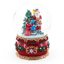 Load image into Gallery viewer, Santa's Gift Giver Musical Snow Water Globe
