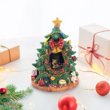 Load image into Gallery viewer, Tabletop Tree Spinning Musical Christmas Figurine