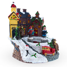 Load image into Gallery viewer, Winter Village Skating Animated Musical Christmas Figurine
