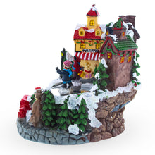 Load image into Gallery viewer, Winter Village Skating Animated Musical Christmas Figurine
