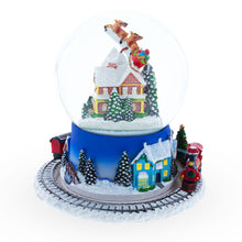 Load image into Gallery viewer, Moving Train Base Musical Christmas Water Snow Globe