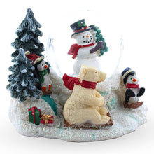 Load image into Gallery viewer, Snowman, Polar Bear and Penguins Mini Water Snow Globe