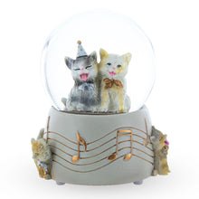 Load image into Gallery viewer, Cats Party Musical Water Snow Globe