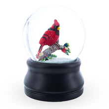 Load image into Gallery viewer, Red Cardinal on a Branch Musical Water Snow Globe