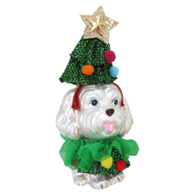 Load image into Gallery viewer, Poodle in Tree Costume Ornament by December Diamonds