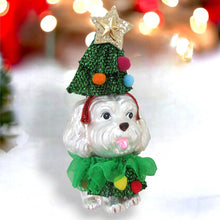 Load image into Gallery viewer, Poodle in Tree Costume Ornament by December Diamonds