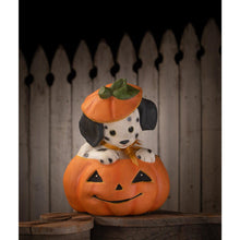 Load image into Gallery viewer, Poppy Puppy in Pumpkin by Bethany Lowe Designs