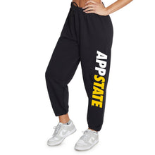 Load image into Gallery viewer, App State Everyday Black Sweatpants