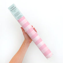 Load image into Gallery viewer, Pretty Pink Stripe Table Runner