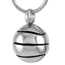 Load image into Gallery viewer, Basketball Cremation Urn Necklace