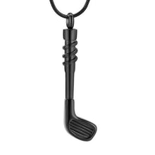 Load image into Gallery viewer, Golf Club Cremation Urn Necklace