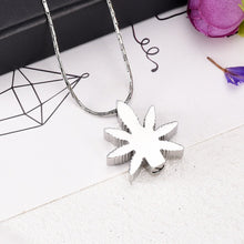 Load image into Gallery viewer, Pot Leaf Cremation Urn Necklace