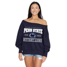 Load image into Gallery viewer, Penn State Off the Shoulder Sweatshirt