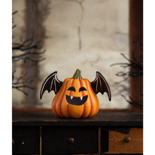 Load image into Gallery viewer, Pumpkin Bat Luminary by Bethany Lowe Designs