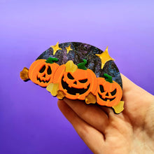 Load image into Gallery viewer, Pumpkin Party Brooch by Cherryloco