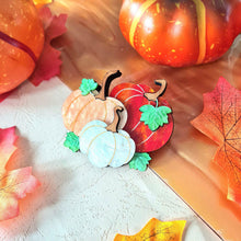 Load image into Gallery viewer, Pumpkin Patch Brooch by Cherryloco - ORANGE
