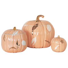Load image into Gallery viewer, Layered Leaves Pumpkin Jars Color Sample Tiles