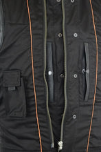Load image into Gallery viewer, Renegade Classics Pick Black Motorcycle Vest with Smart Access Pockets