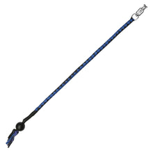 Load image into Gallery viewer, GBW21B Leather Biker Whip-Blue/Black W / Black Pool Ball
