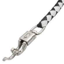 Load image into Gallery viewer, GBW212B Leather Biker Whip-White/black W / White Pool Ball