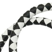 Load image into Gallery viewer, GBW212B Leather Biker Whip-White/black W / White Pool Ball