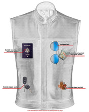 Load image into Gallery viewer, Private Men's Black Leather Motorcycle Vest