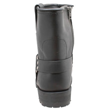 Load image into Gallery viewer, Strikewalk Men's leather motorcycle boots - Black