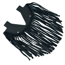 Load image into Gallery viewer, B14 Black Leather Floor Boards with Fringe - Small