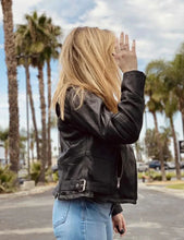 Load image into Gallery viewer, Women's Updated Lightweight Stylish M/C Jacket