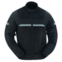 Load image into Gallery viewer, Men's Black Racer Mesh Jacket – Protective Design