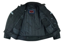 Load image into Gallery viewer, Men's Black Racer Mesh Jacket – Protective Design