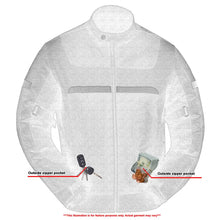 Load image into Gallery viewer, Men's Black Racer Mesh Jacket – Protective Design