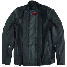 Load image into Gallery viewer, Men's Blast Black Micro Mesh Motorcycle Jacket – Ventilated