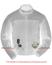 Load image into Gallery viewer, Cross Wind Micro Mesh Mens Motorcycle Jacket - Blue