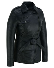 Load image into Gallery viewer, Dark Siren Women's Leather Jacket Black