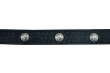 Load image into Gallery viewer, BLT Classic Black Leather Belt with Buffalo Nickel